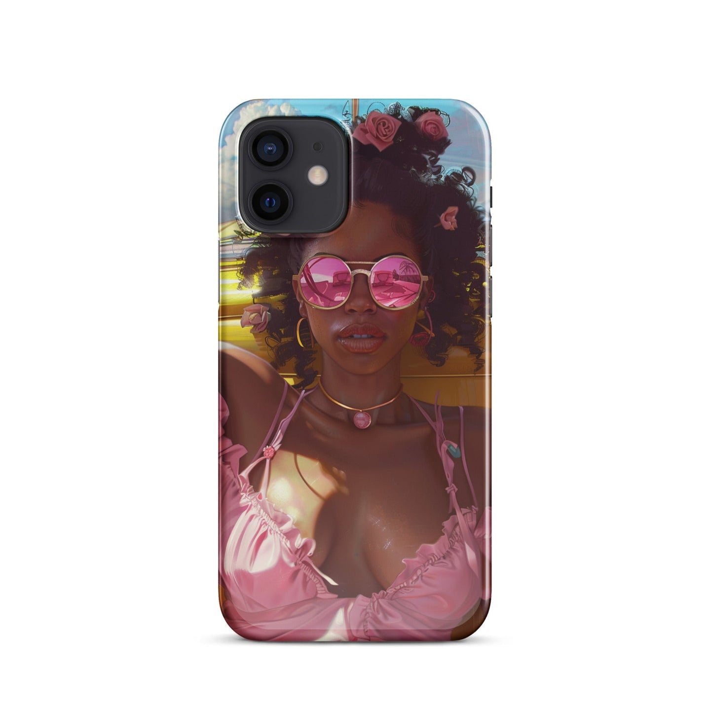 Black Girl Fashionista Phone case for iPhone-8